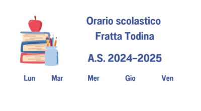 Orario Plesso di Fratta Todina A.S. 2024/25